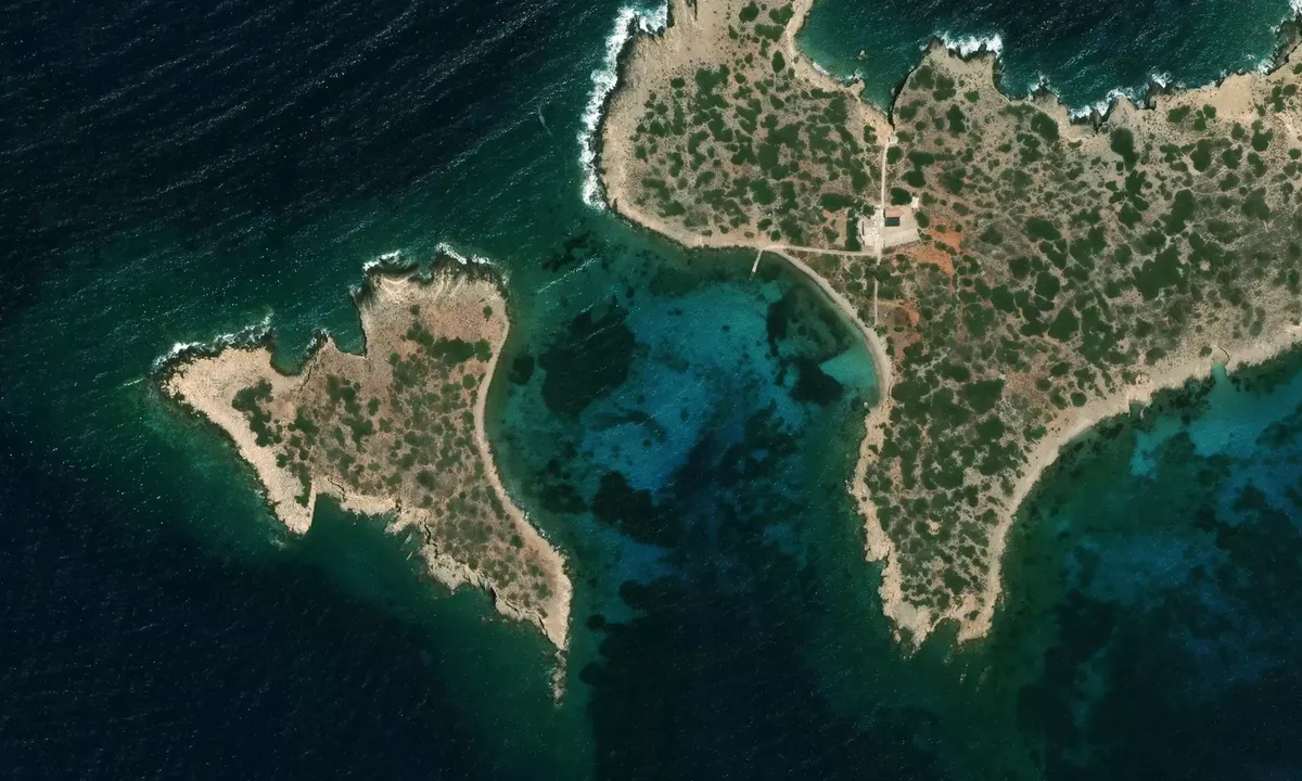 Satelite image of Vrachonisides Agiou Stefanou