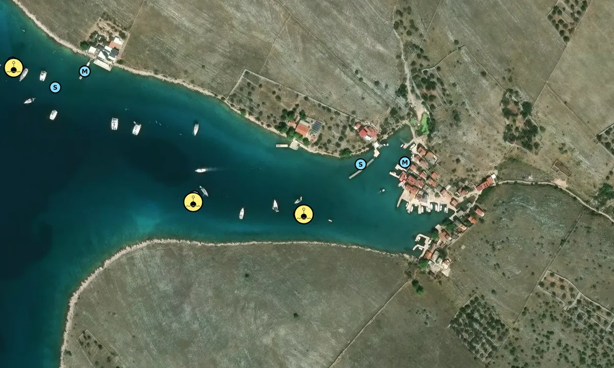 Satelite image of Vrulje, Kornati