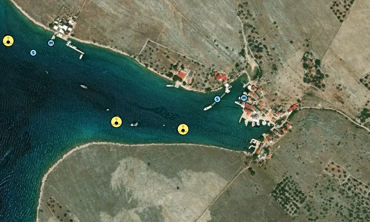 Satelite image of Vrulje, Kornati