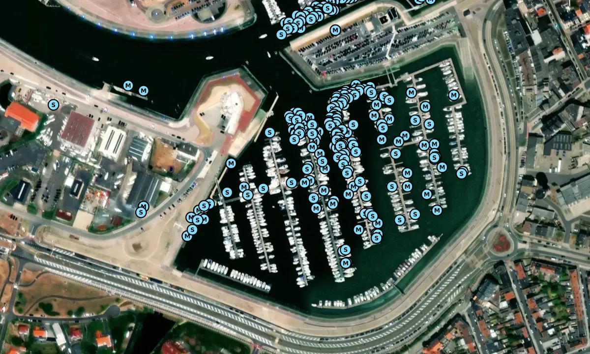 Satelite image of VVW Marina Blankenberge