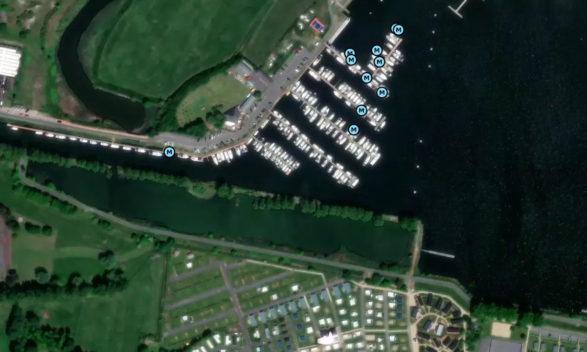 Satelite image of VVW Westhoek Sparrbekken Basin Marina