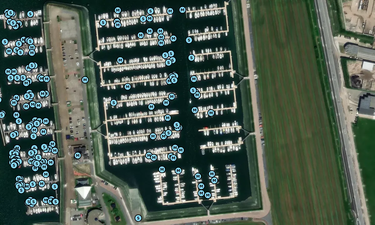 Satelite image of VY Nieuwpoort Marina