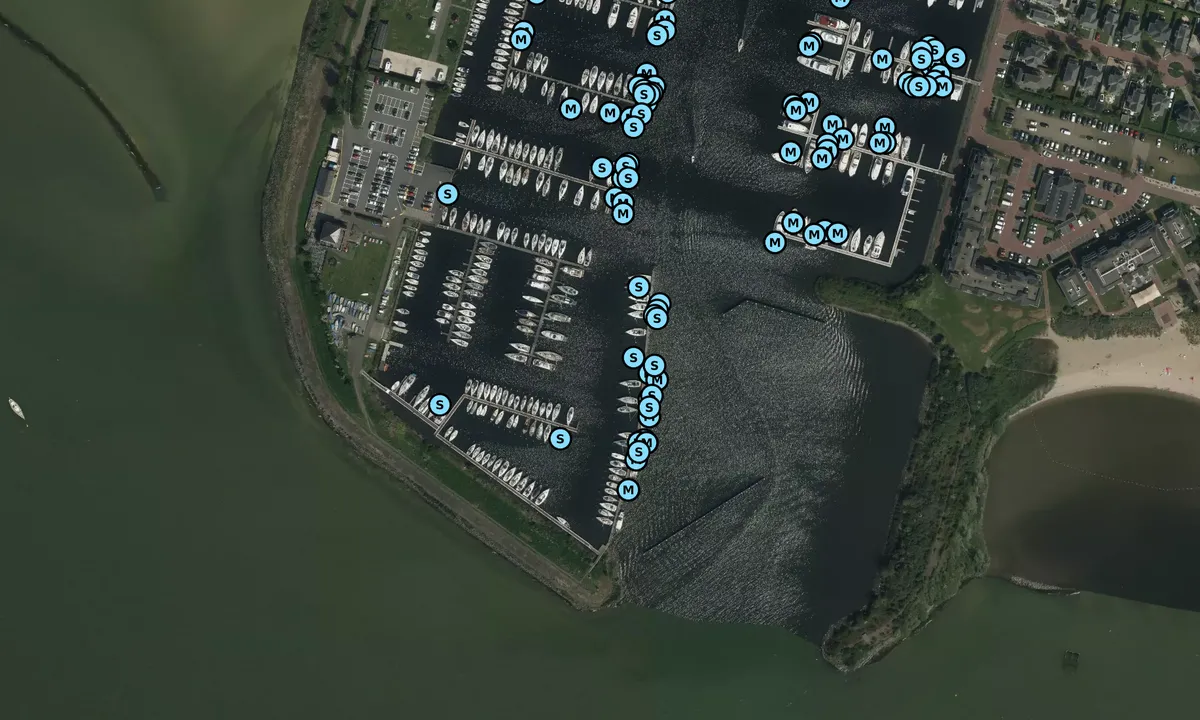 Satelite image of W.S.V Haringvliet