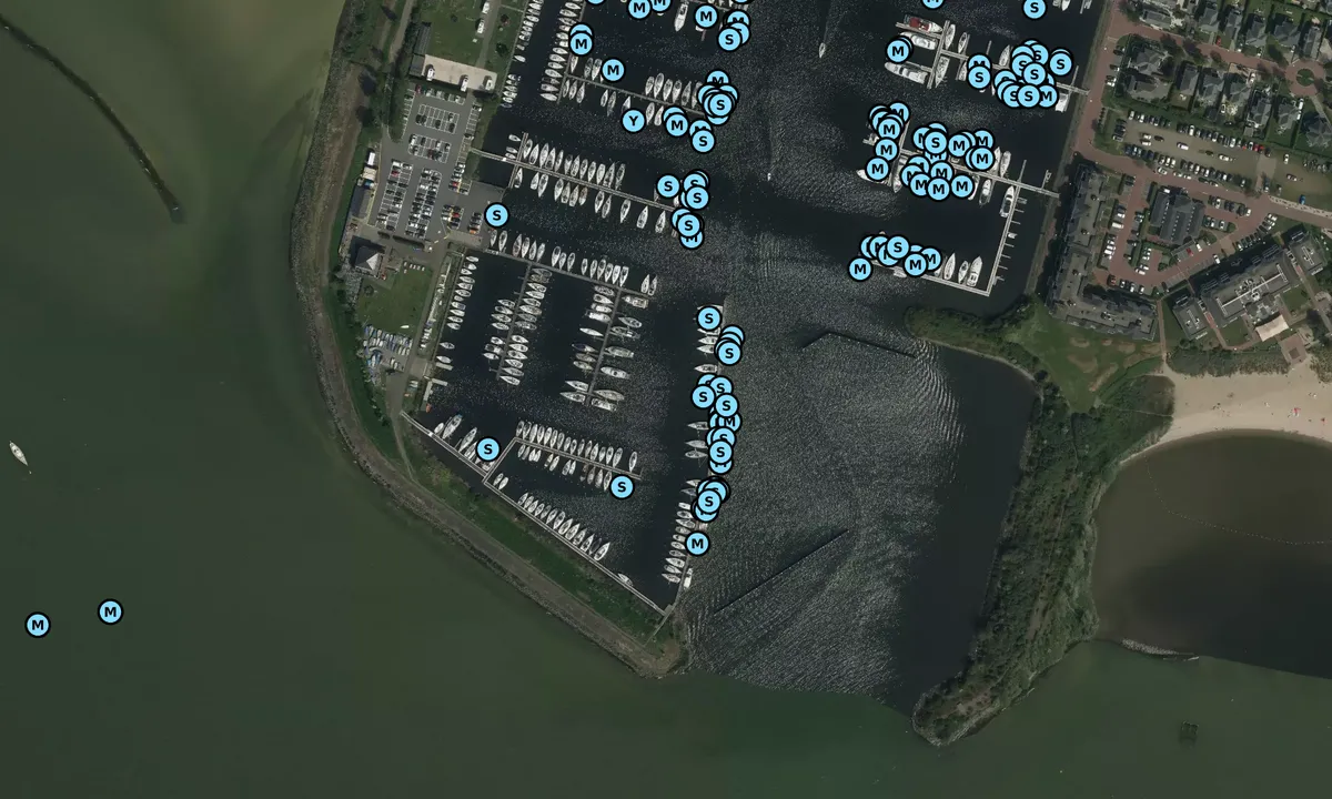 Satelite image of W.S.V Haringvliet