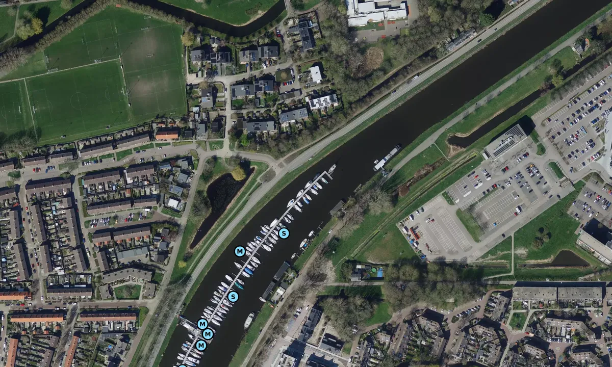 Satelite image of W.S.V. Haringvliet