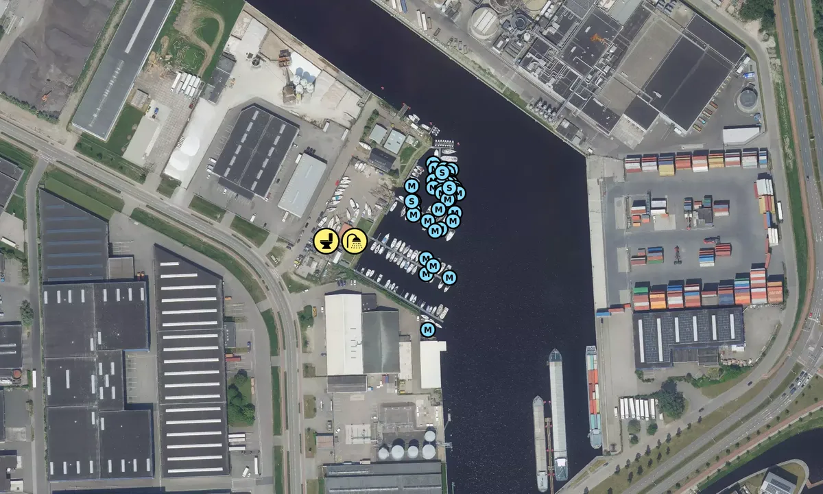 Satelite image of W.V. De Schelde