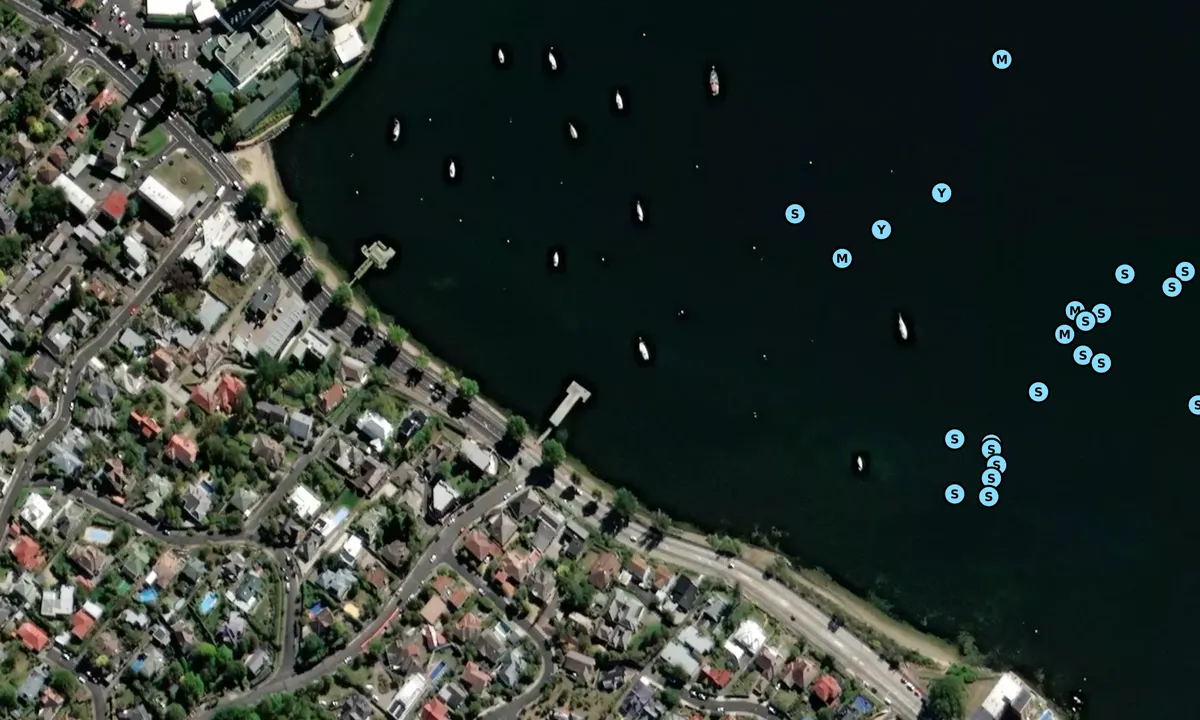 Satelite image of Waimea Dock