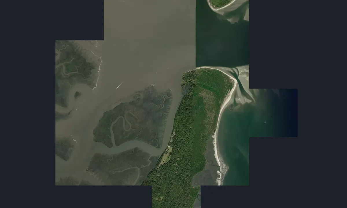 Flyfoto av Walburg Creek - J
