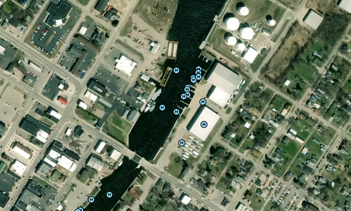 Satelite image of Walstrom Marine - Cheboygan