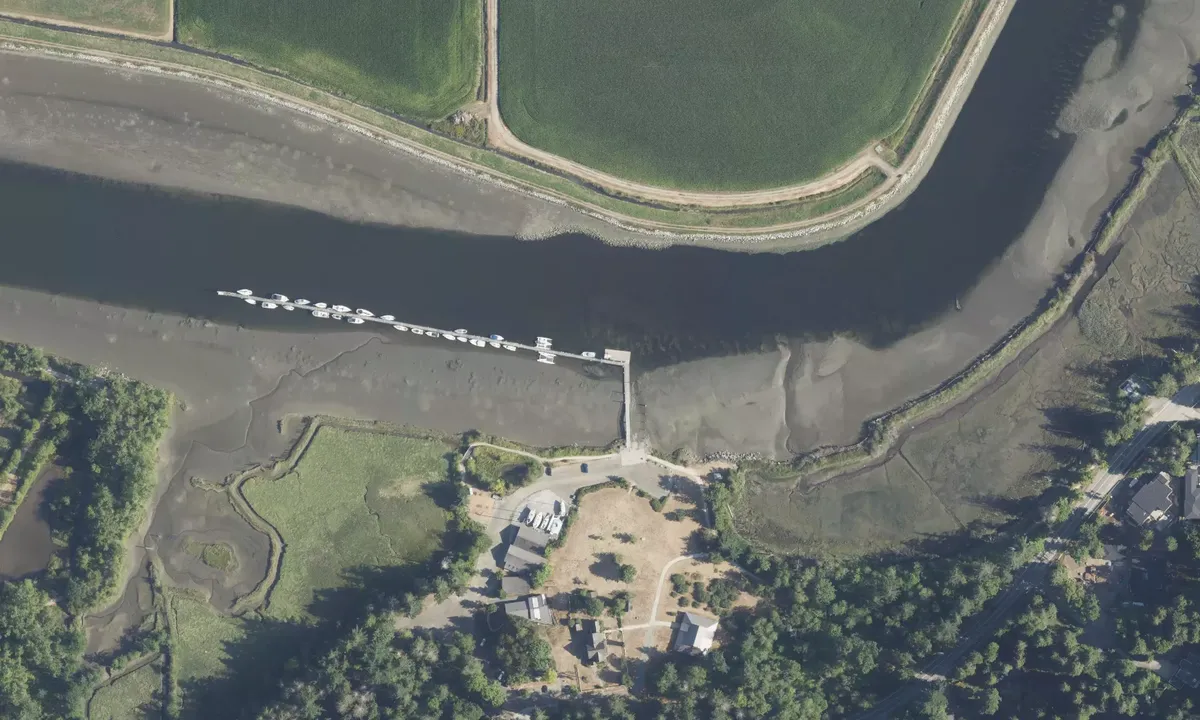 Satelite image of Wards Marina
