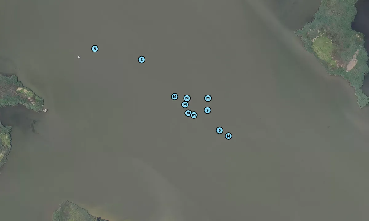 Satelite image of Warehouse Creek