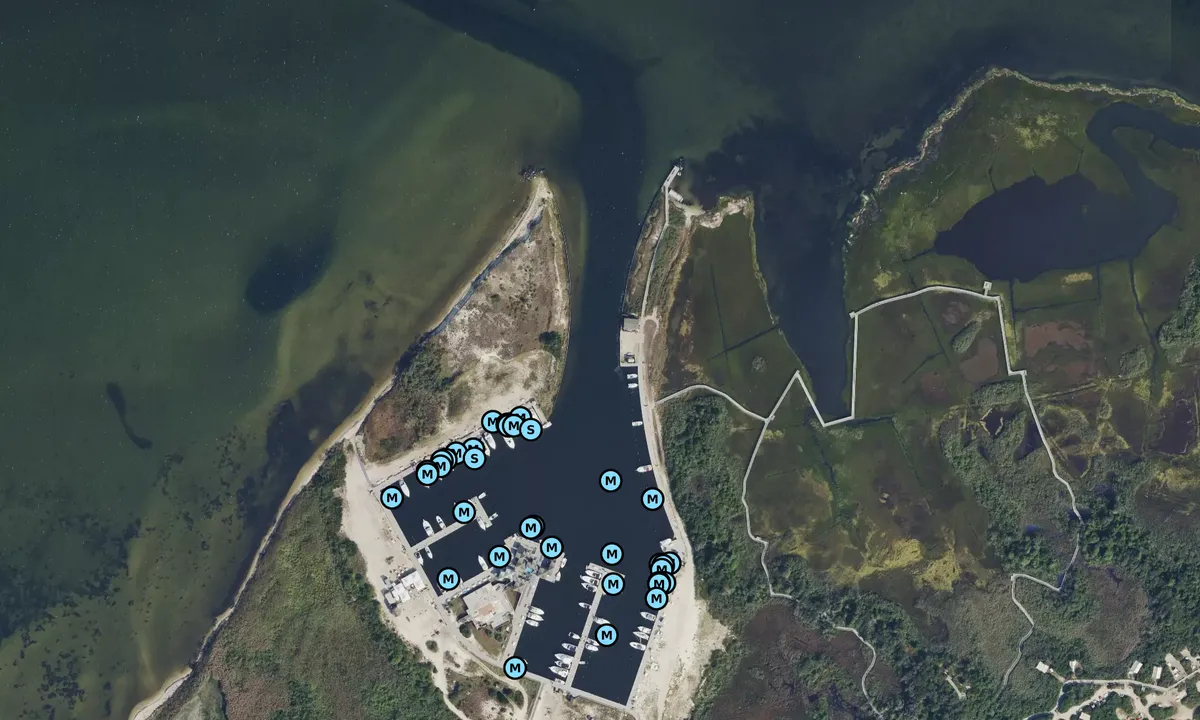 Satelite image of Watch Hill Marina