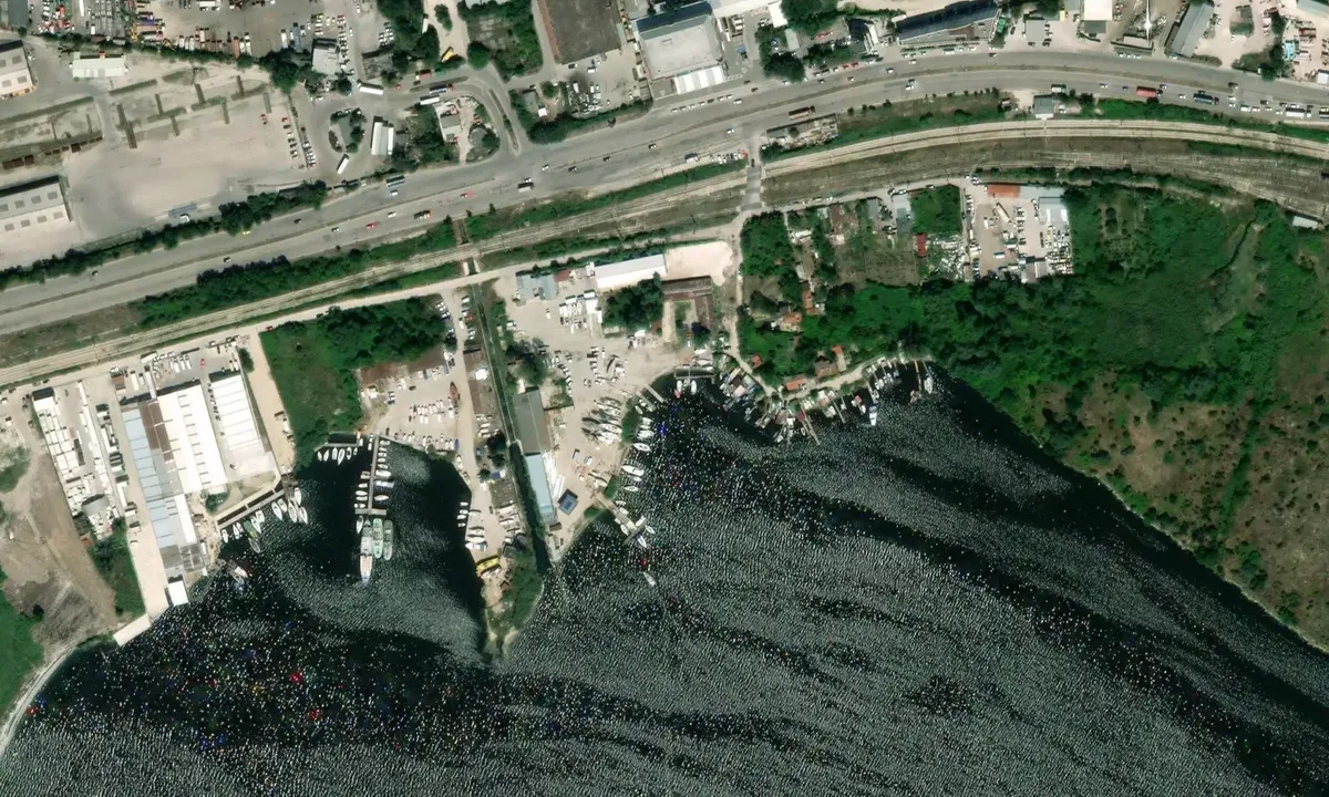Satelite image of Water Base Maksuda