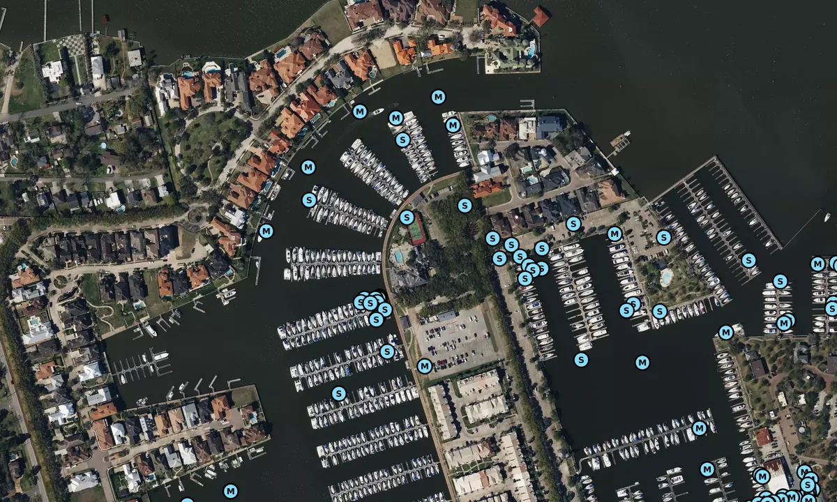 Satelite image of Waterford Harbor Marina - League City