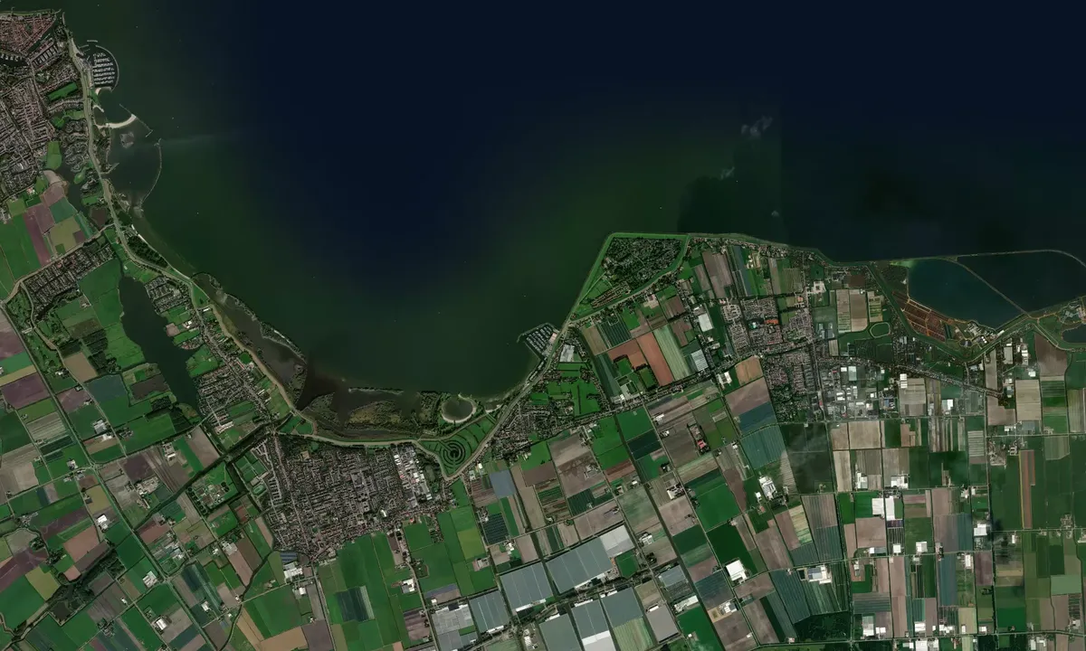 Flyfoto av Watersportcentrum Andijk