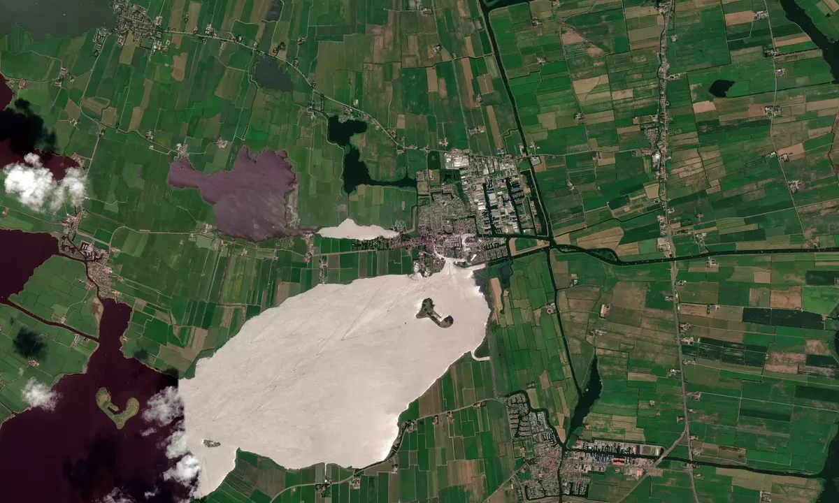 Flyfoto av Watersportpark De Pharshoeke