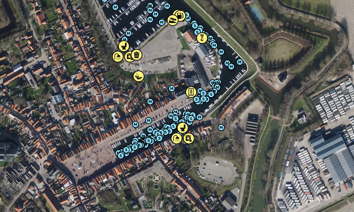 Satelite image of Watersportvereniging Brouwershaven