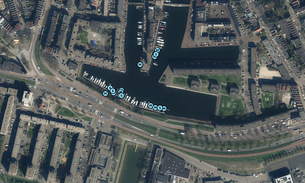 Satelite image of Watersportvereniging Oud Delfshaven