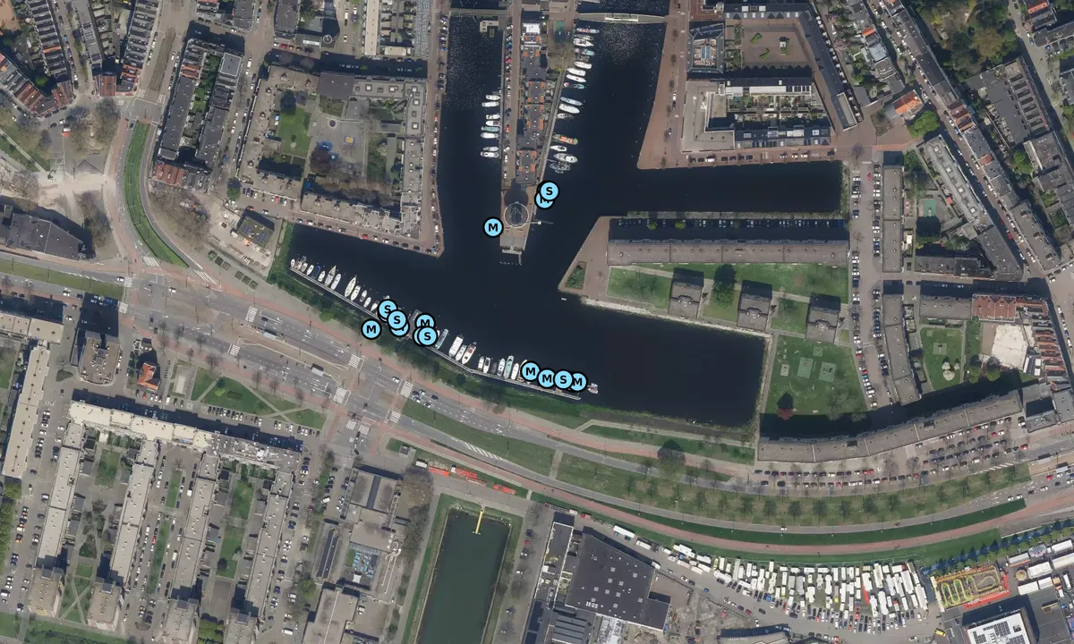 Satelite image of Watersportvereniging Oud Delfshaven