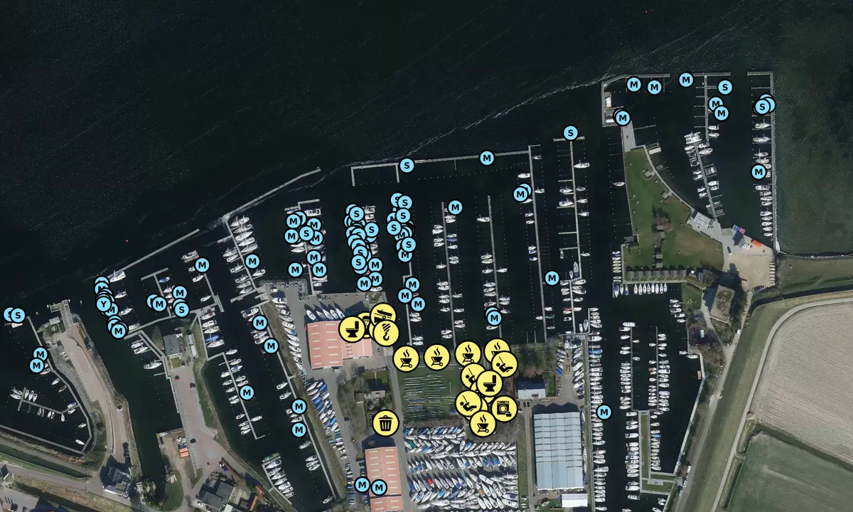 Satelite image of WatersportVereniging Wolphaartsdijk