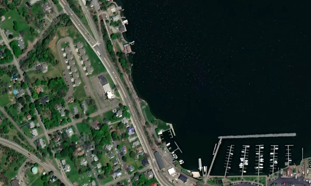Satelite image of Watkins Glen West