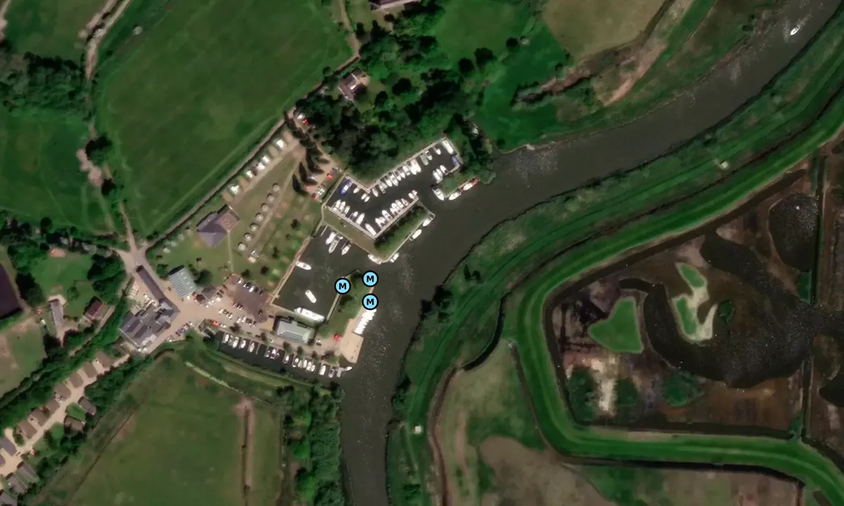 Satelite image of Waveney River Centre