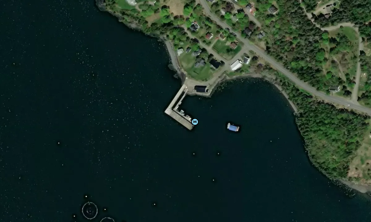 Satelite image of Welshpool Wharf