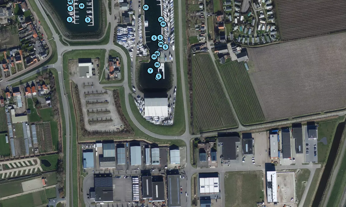 Satelite image of Wemeldinge Oosthaven Yacht Harbour