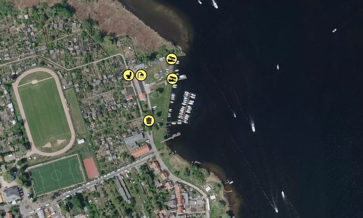 Satelite image of Werder Insel