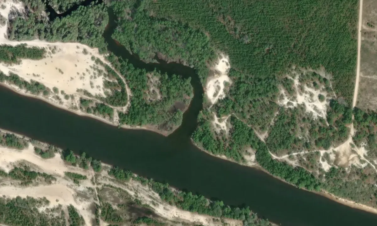 Satelite image of West Bay Creek - Panama City Beach