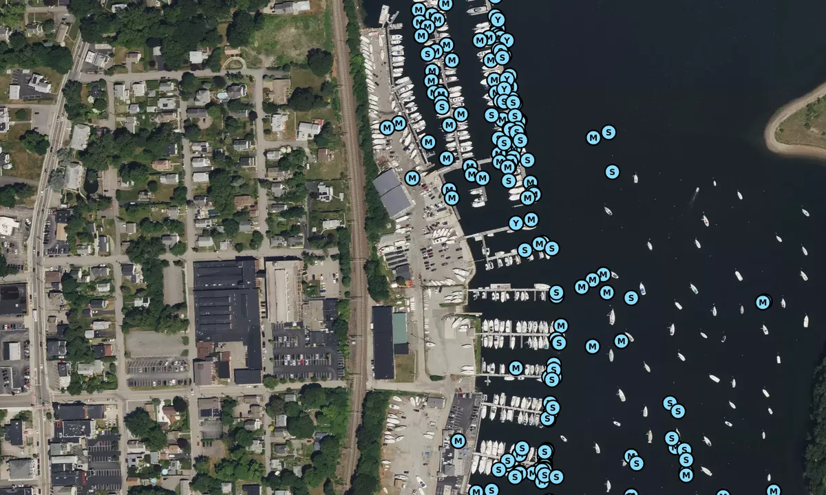 Satelite image of West Bay Yacht Club