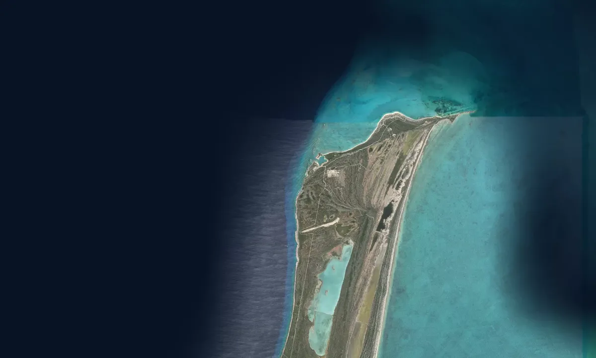 Flyfoto av West Caicos