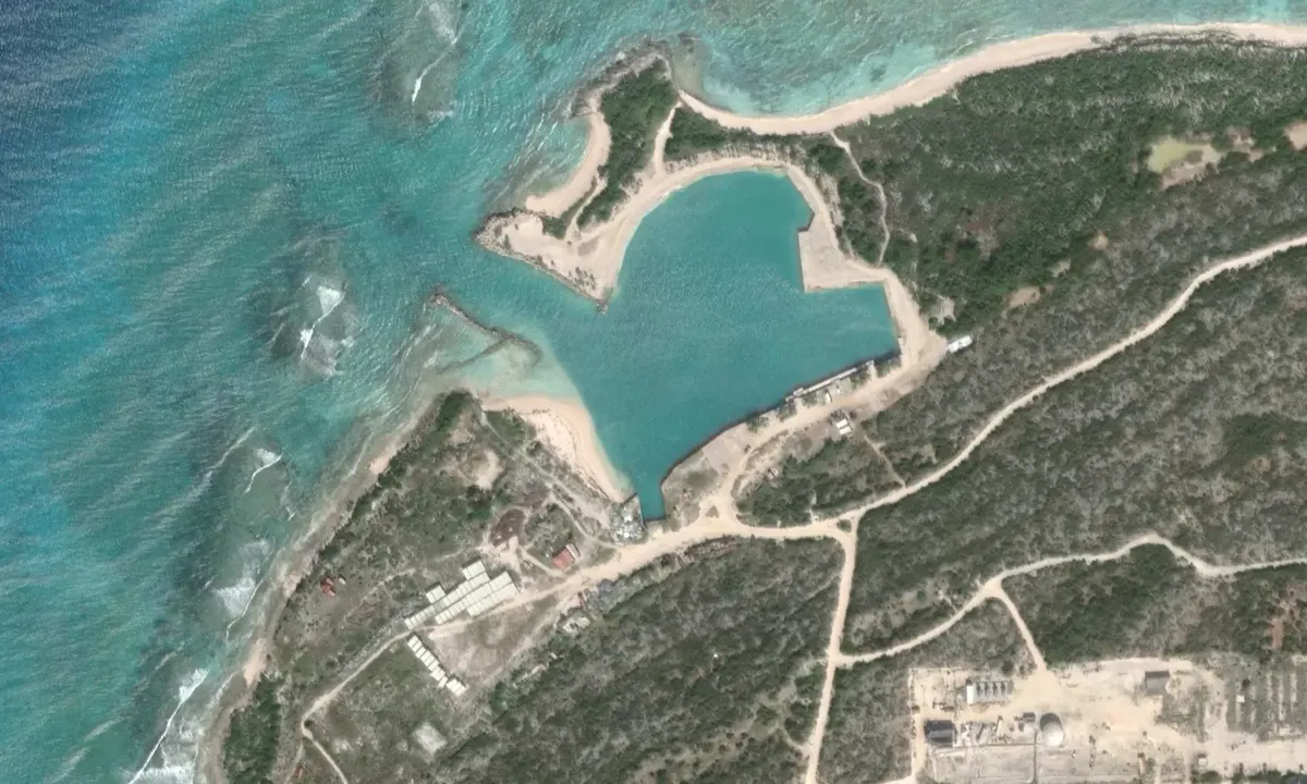 Satelite image of West Caicos Marina