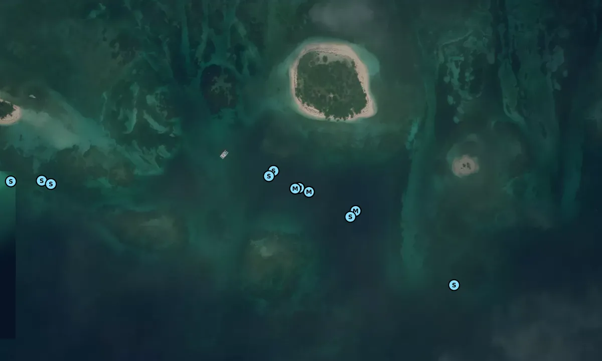 Satelite image of West Cocos - Orduparboat