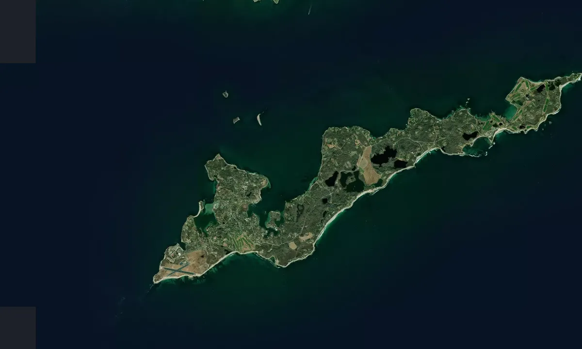 Flyfoto av West Harbor