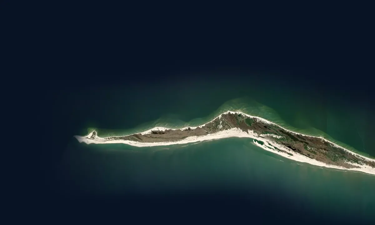 Flyfoto av West Horn Island