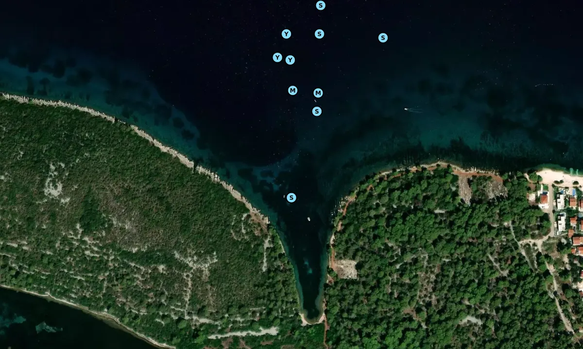 Satelite image of West Of Uvala Toce