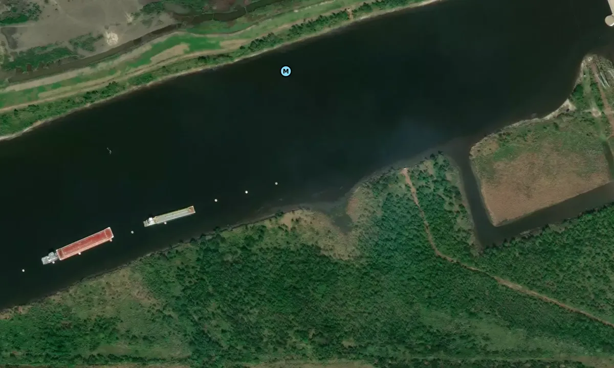 Satelite image of West Port Arthur (moorings)