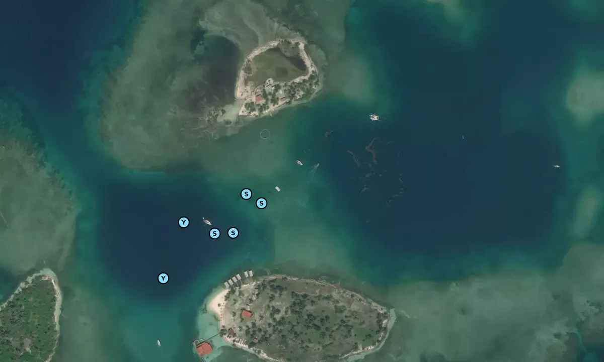 Satelite image of Western Lemon Cays