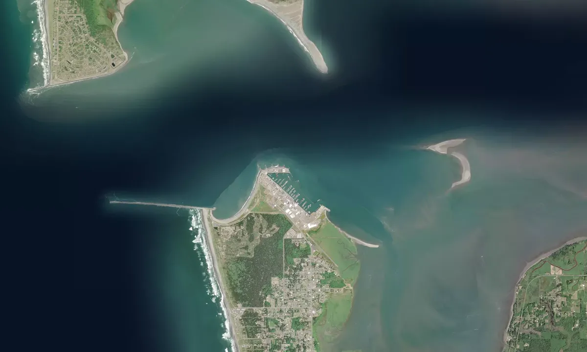 Flyfoto av Westport Marina - Grays Harbor