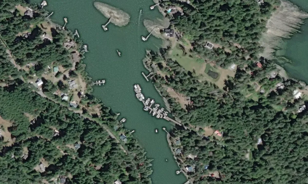 Flyfoto av whaler bay