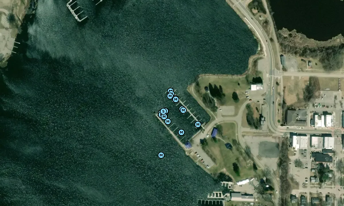 Satelite image of White Lake Municipal Marina