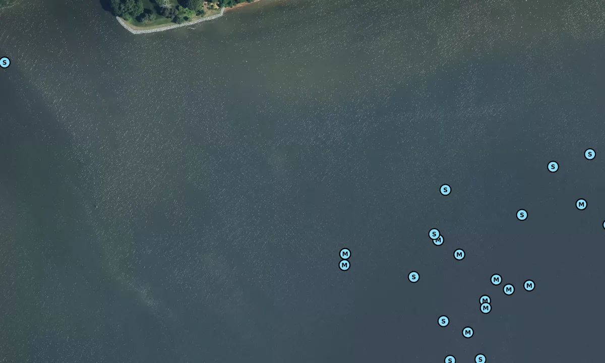 Satelite image of Whitehall Bay Northeast