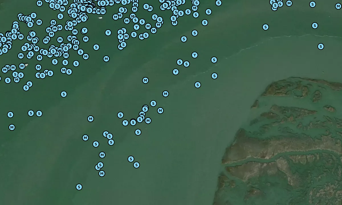 Satelite image of Whitehall Pt Beaufort