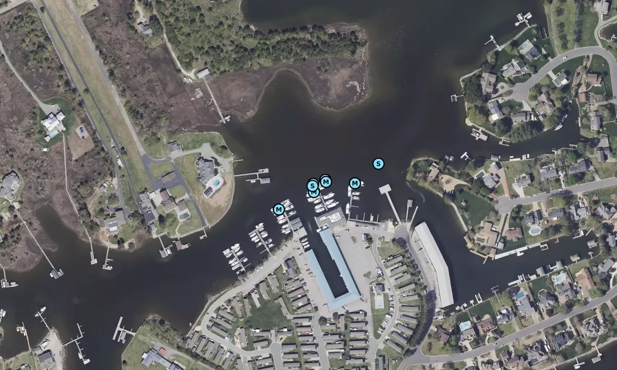 Satelite image of Whitehouse Cove Marina