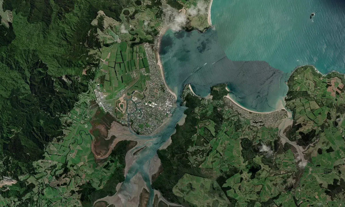 Flyfoto av Whitianga Marina 1