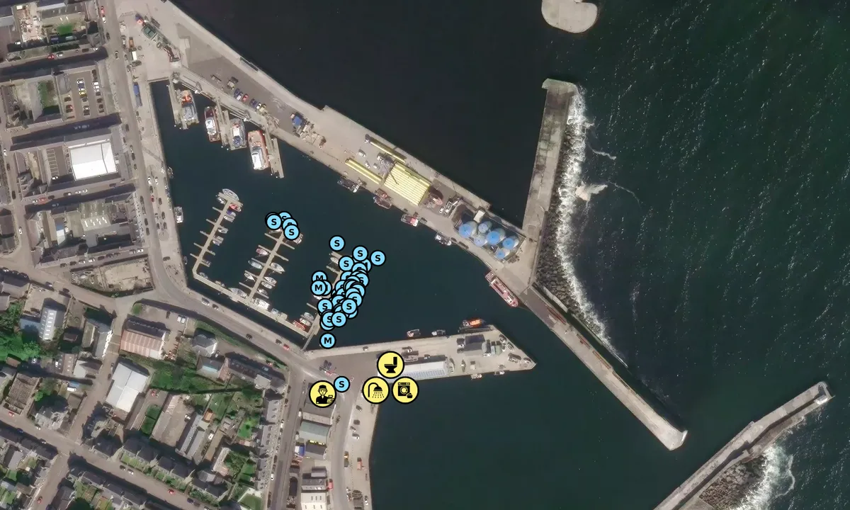 Satelite image of Wick Marina - Highland