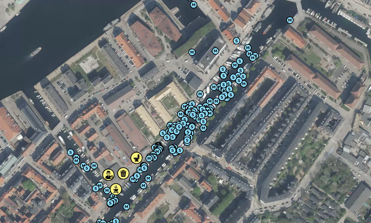 Satelite image of Wilders plads Marina - Christianhavns kanal