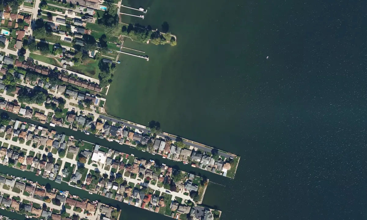Satelite image of Wildwood Bay
