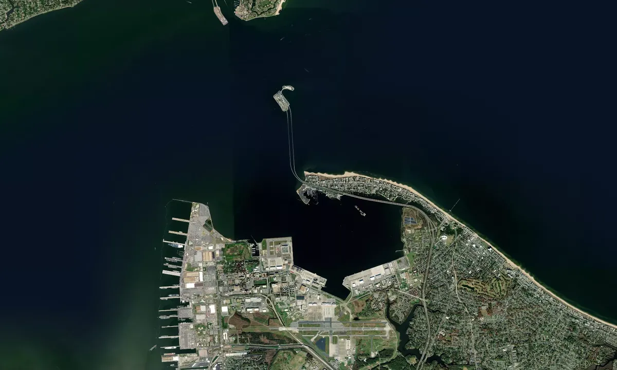 Flyfoto av Willoughby Harbor Marina - Norfolk